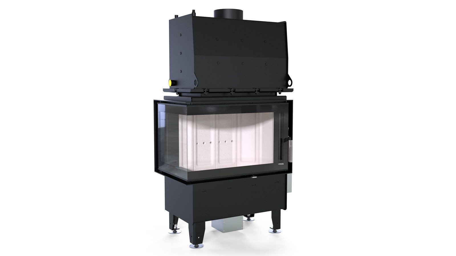 Termoșemineu Riva SM BL – performanță și design modern pentru încălzirea locuinței