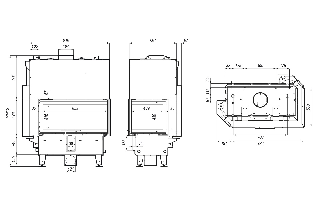 Termosemineu Riva ME BL G SHORT - imagine 3