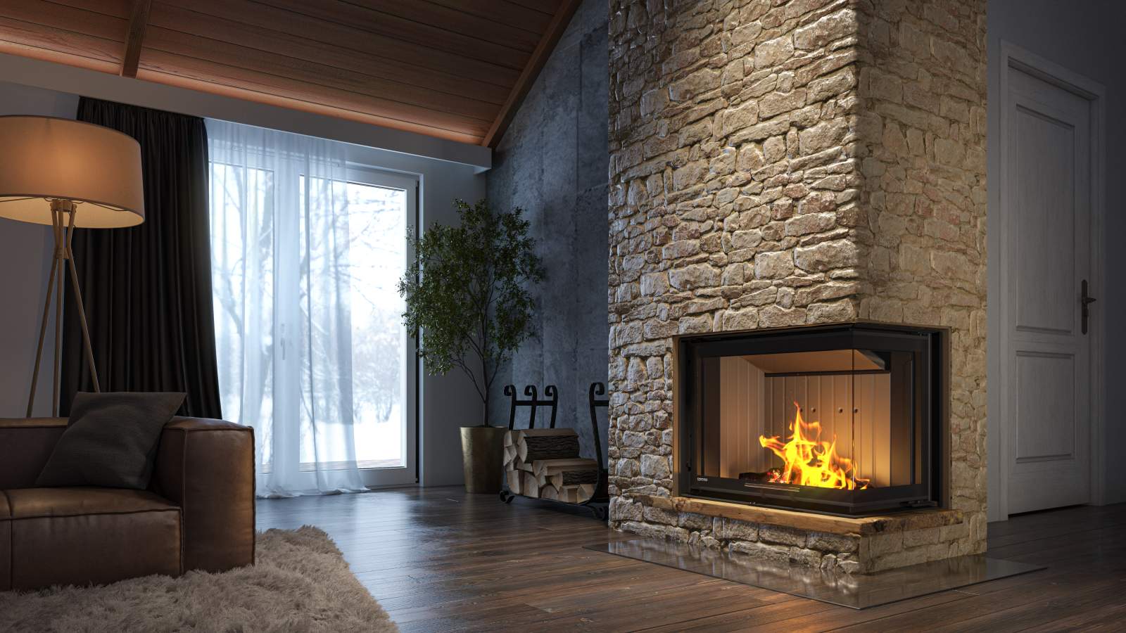 Focar samota cu geam lateral Portal ME BP G - imagine 3