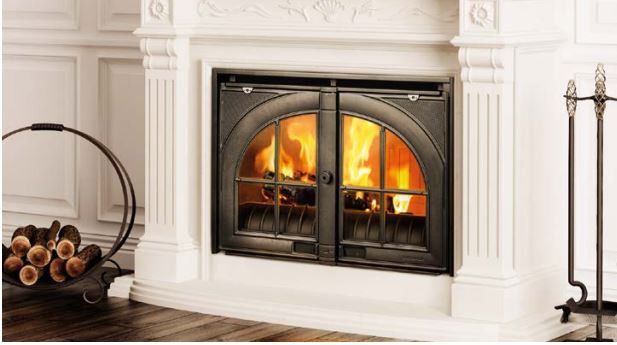 Focar șemineu SARA, 12 kW, fontă, stil rustic - imagine 7