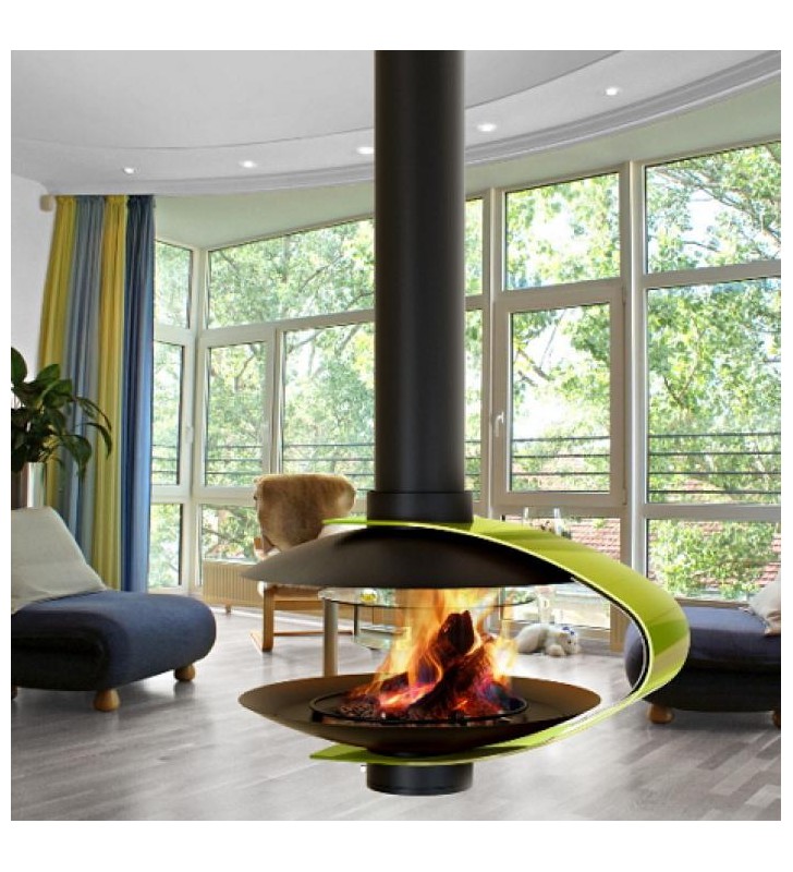 Focar pe lemne suspendat FANCY